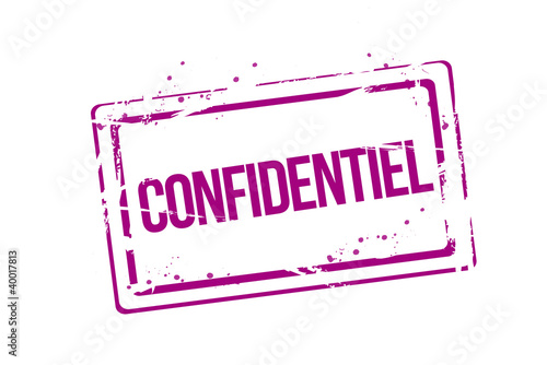 Cachet Confidentiel Stock Vector Adobe Stock