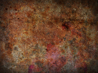 Sticker - Rusty background