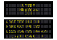 Panneau d'information digital