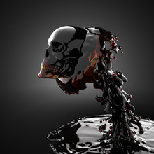 Skull In Liquid