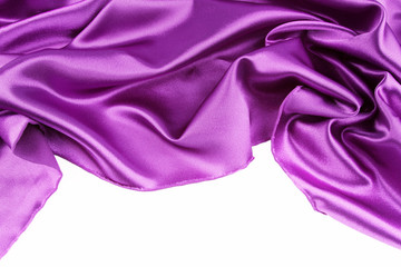 Wall Mural - Purple silk fabric texture