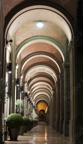 Fotoboard na płycie Arkady w Bolonii, Włochy