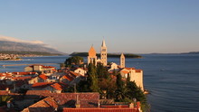 Picturesque Top View Over Rab Town
