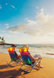 © EpicStockMedia - Happy Romantic Couple Enjoying Beautiful Sunset at the Beach