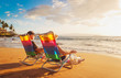 © EpicStockMedia - Happy Romantic Couple Enjoying Beautiful Sunset at the Beach