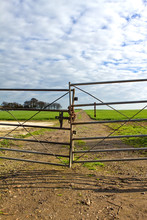 Gate To A Country Field