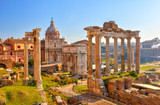 Fototapeta Miasta - Roman ruins in Rome, Forum