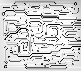 Poster - circuit board pattern