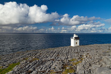Burren Lighthouse In Co.Clare, Ireland