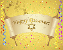 Holiday Background Of Jewish Passover.