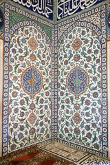 Wall Mural - Iznik Tile Detail from wall of Selimiye Mosque