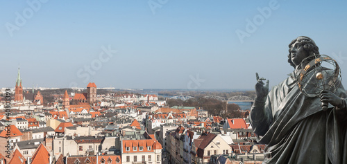 Board z aluminiowym obramowaniem Toruń, miasto kopernika