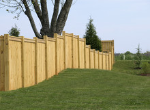 Top Rail Property Fence