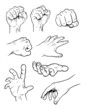 8 Hand Poses
