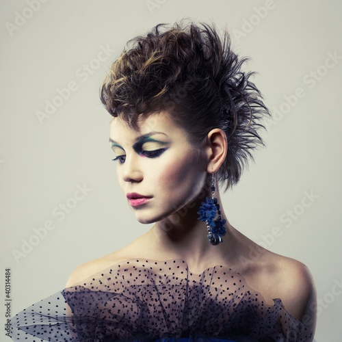 Fotografia  Beautiful lady punk