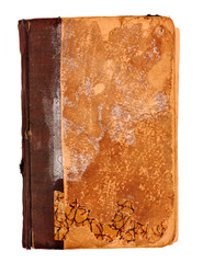 Dirty rusted vintage book