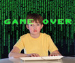 © Denizo - Teenager having problems with computer. Concept