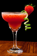 Poster - Fresh strawberry cocktail