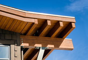 wooden roof