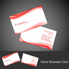 Sticker - new business card set vector