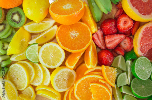 Tapeta ścienna Tło owoców