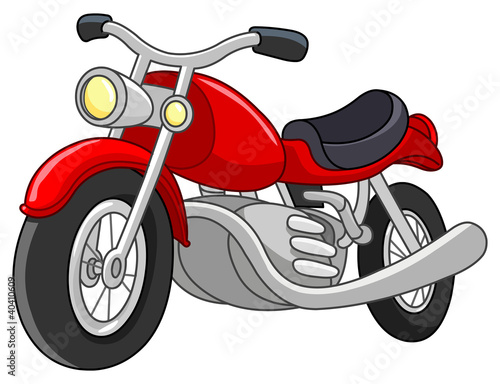 Naklejka dekoracyjna Motorcycle