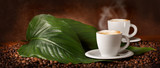 Fototapeta Kuchnia - Cappuccino caldo - Hot Coffee
