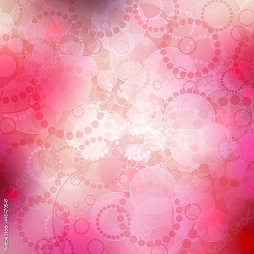 Naklejka samoprzylepna Piękne tło z kręgu w kolorze różowym, fioletowym i białym