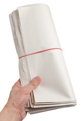 Blank Newspaper Roll