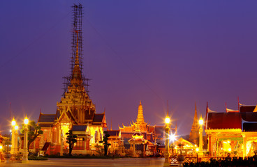 Wall Mural - The Grand Palace and temporary pagoda