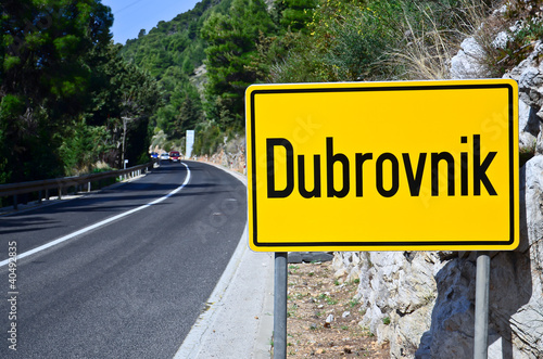 Plakat na papierze fotorealistycznym Dubrownik, Chorwacja