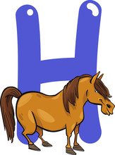 H For Horse