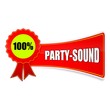sticker siegel 100% party-sound 1