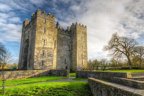 Naklejka samoprzylepna Bunratty zamek w co. 