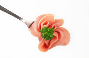 Poster - Slice of ham on fork