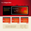 © hubis3d - Web site design red template