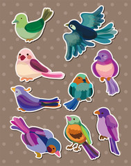 Wall Mural - bird stickers