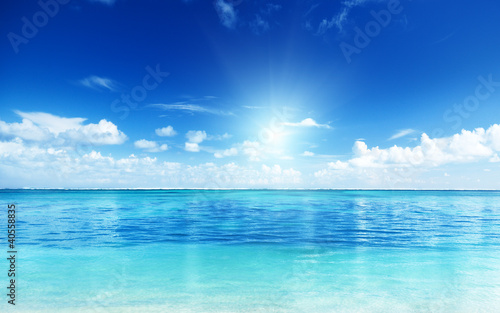 Tapeta ścienna Ocean i doskonałe niebo