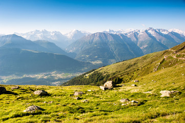 Wall Mural - Mountain panorama