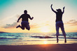 © EpicStockMedia - Senior Couple Enjoying Sunset at the Beach