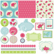 © wooster - Scrapbook Design Elements - Rose Flowers in vector