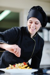 Wall Mural - chef preparing meal