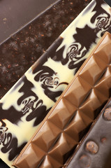 Wall Mural - Assorted chocolate close-up