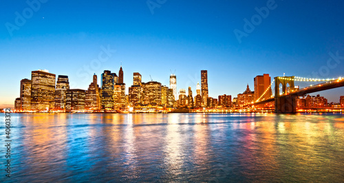 Board z aluminiowym obramowaniem Manhattan, Nowy Jork. 