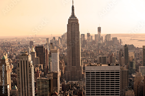 Naklejka samoprzylepna Manhattan, Nowy Jork. 