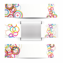 Wall Mural - Abstract web banners for your www design