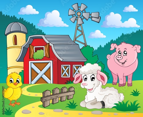 Tapeta ścienna Obraz tematu farmy 5