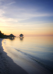 Wall Mural - Perfect beach on the Maldives (Malediven)