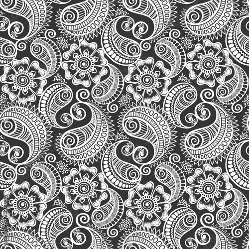 Tapeta ścienna Bezszwowy elegancki paisley wzór