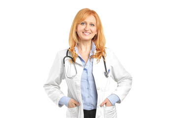 Poster - A female doctor posing